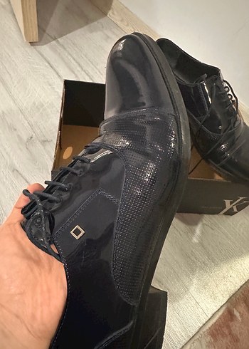 Siyah Rugan Erkek Klasik Ayakkabı - Görsel 2