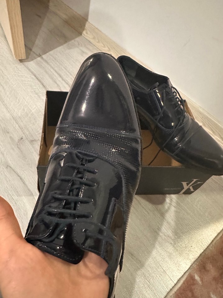 Siyah Rugan Erkek Klasik Ayakkabı - Görsel 3