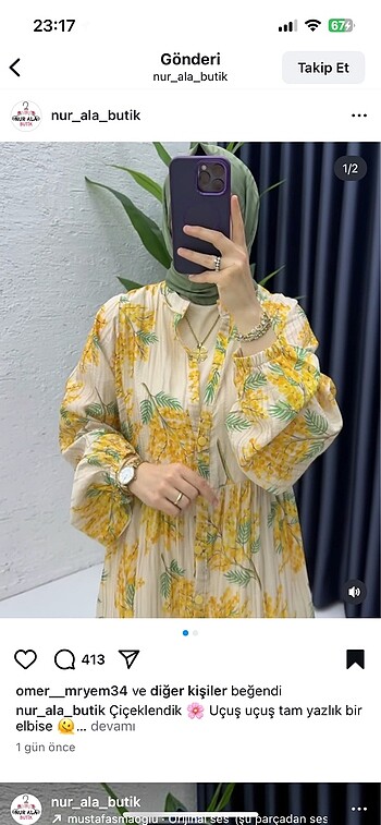 Zara Sarı elbise