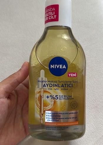 Beden NIVEA Aydınlatıcı Yüz, Göz ve Dudak Temizleyici