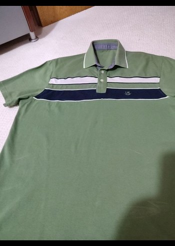 Düğmeli Yeşil Erkek Polo Tişört - Görsel 3