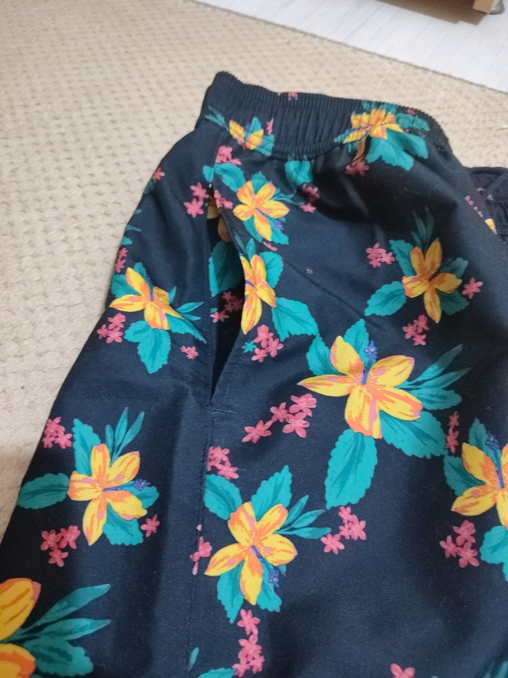 Çiçek Desenli Erkek Mini Deniz Şortu - Görsel 4