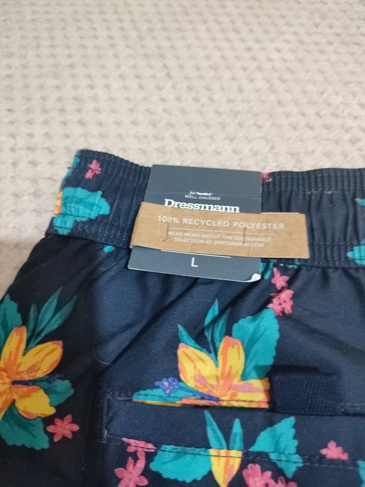 Çiçek Desenli Erkek Mini Deniz Şortu - Görsel 3