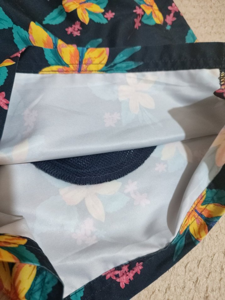 Çiçek Desenli Erkek Mini Deniz Şortu - Görsel 5