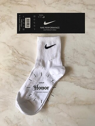 diğer Beden beyaz Renk Nike Beyaz Kolej Boy 3 Çift Çorap