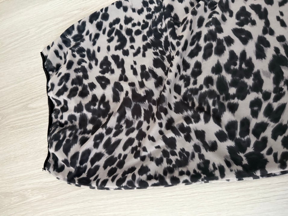 Gri desenli etek - Görsel 3