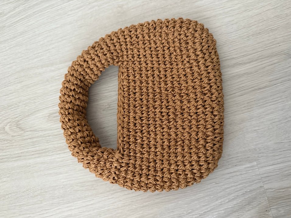 Bej Örgü Kadın Çanta - Görsel 2