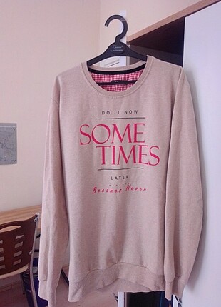 Krem veya bej de diyebiliriz sweat 
