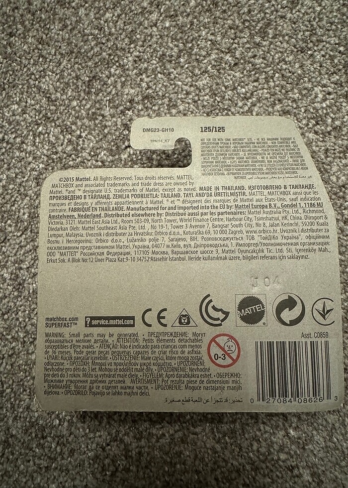 Matchbox özel üretim metal araba - Görsel 5