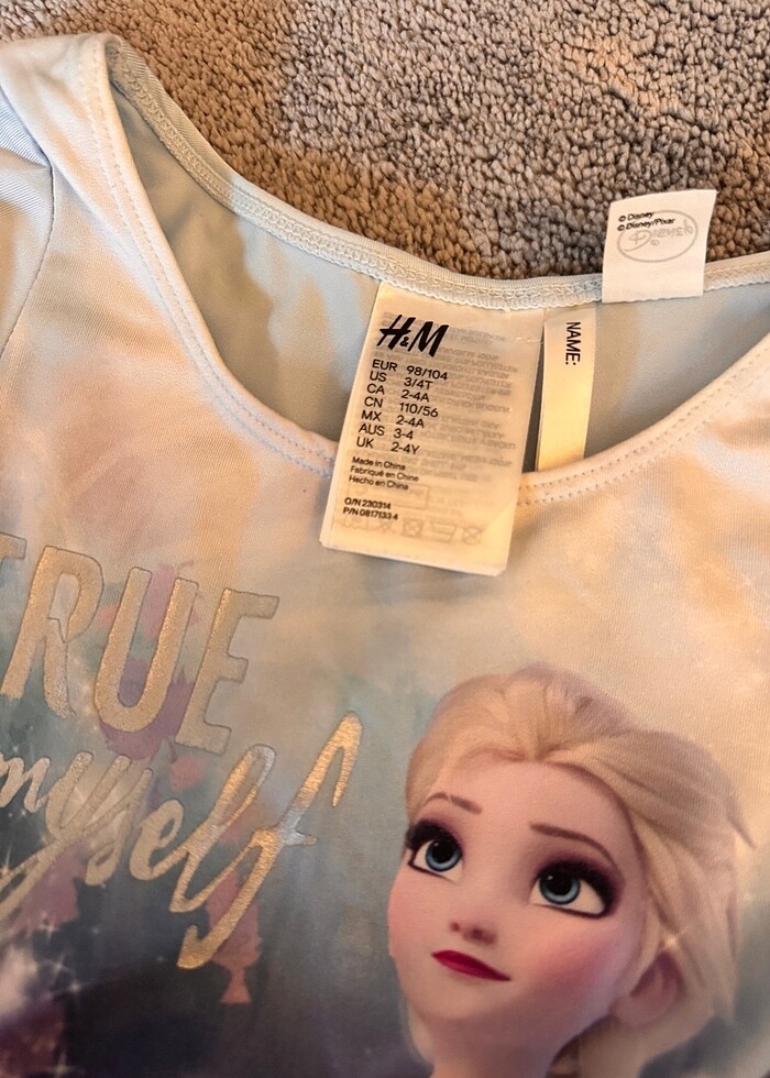 H&M Elsa kostüm - Görsel 3