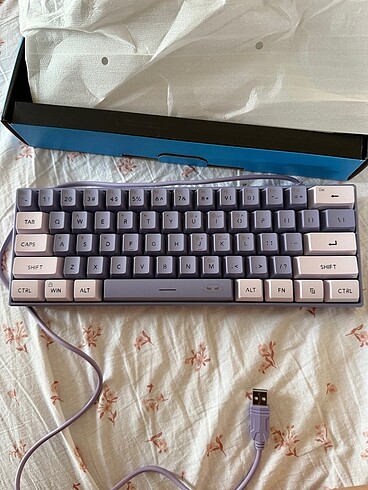 ` lila rgb klavye