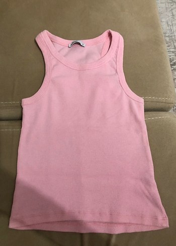 Pembe Basic Sıfır Kol Kadın Atlet