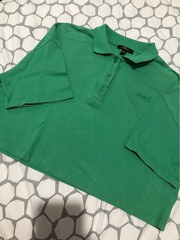 Polo yaka crop