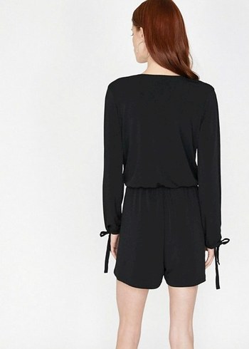 Siyah Mini Tulum - Görsel 2