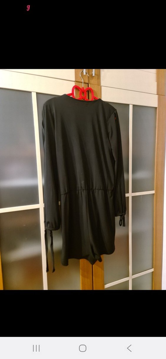 Siyah Mini Tulum - Görsel 5