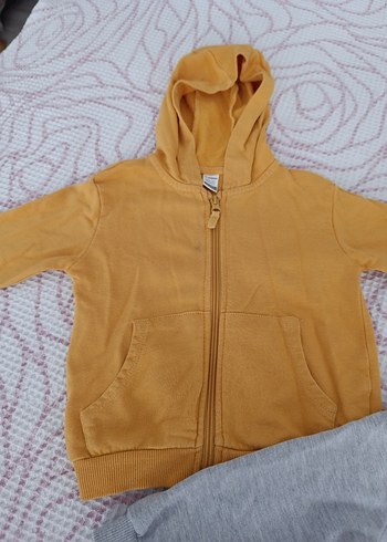 Erkek Çocuk Kapüşonlu Fermuarlı Sweatshirt hırka - Görsel 5