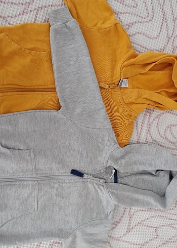 Erkek Çocuk Kapüşonlu Fermuarlı Sweatshirt hırka - Görsel 3