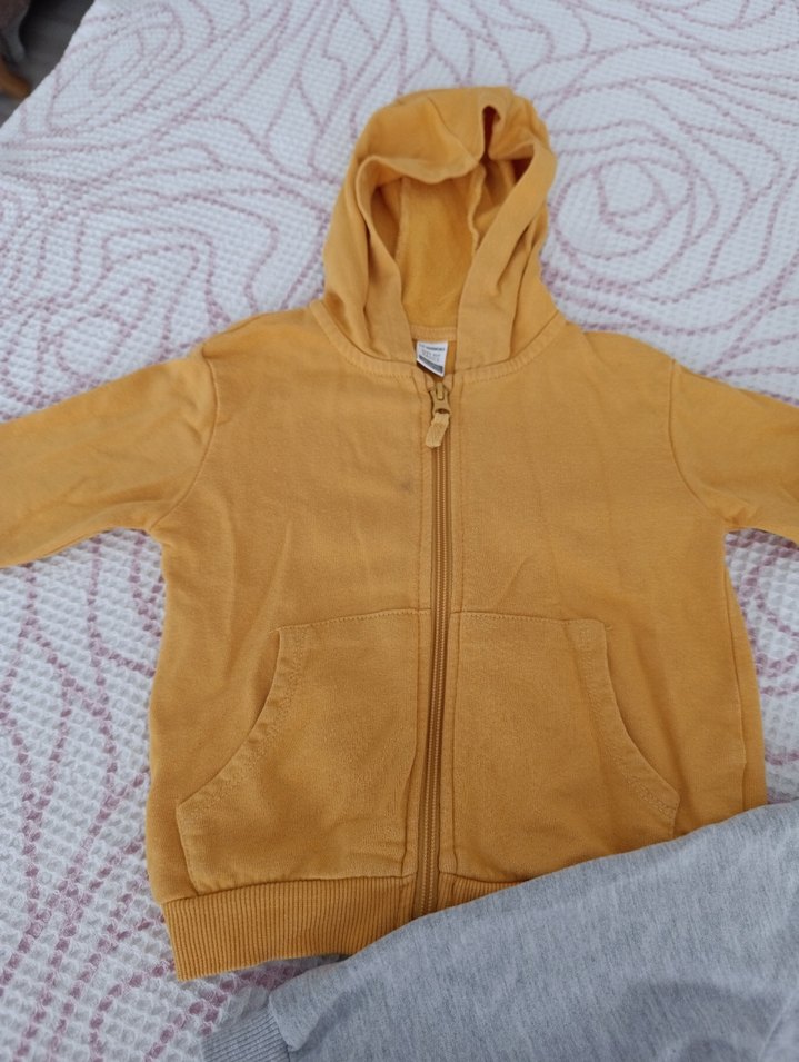 Erkek Çocuk Kapüşonlu Fermuarlı Sweatshirt hırka - Görsel 5