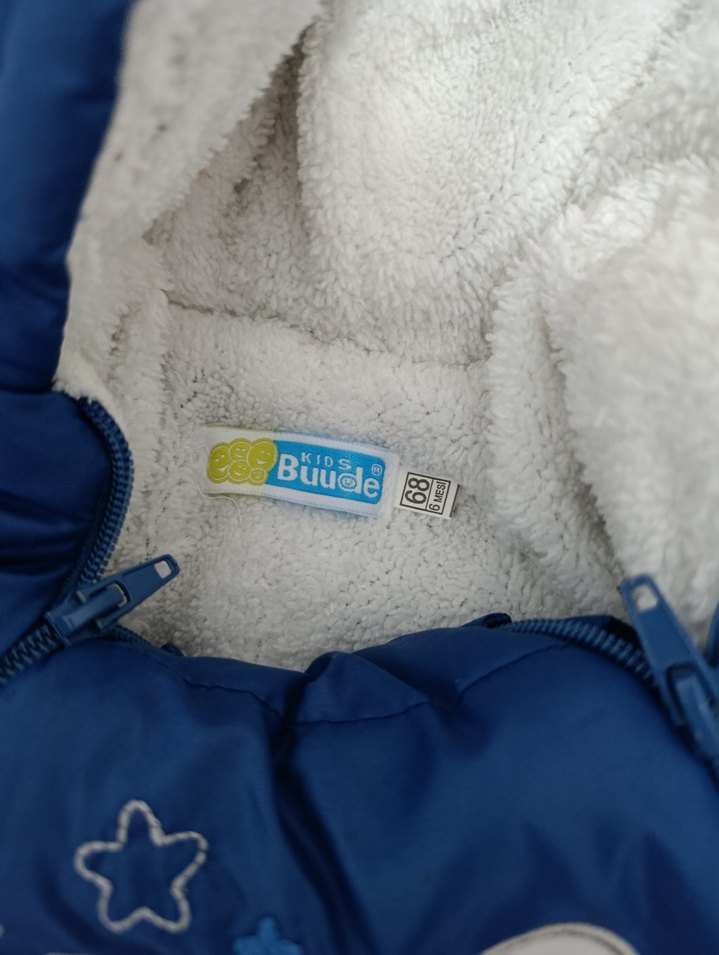 Bebek Kayak astronot Tulum mont Kapüşonlu eldivenli - Görsel 4