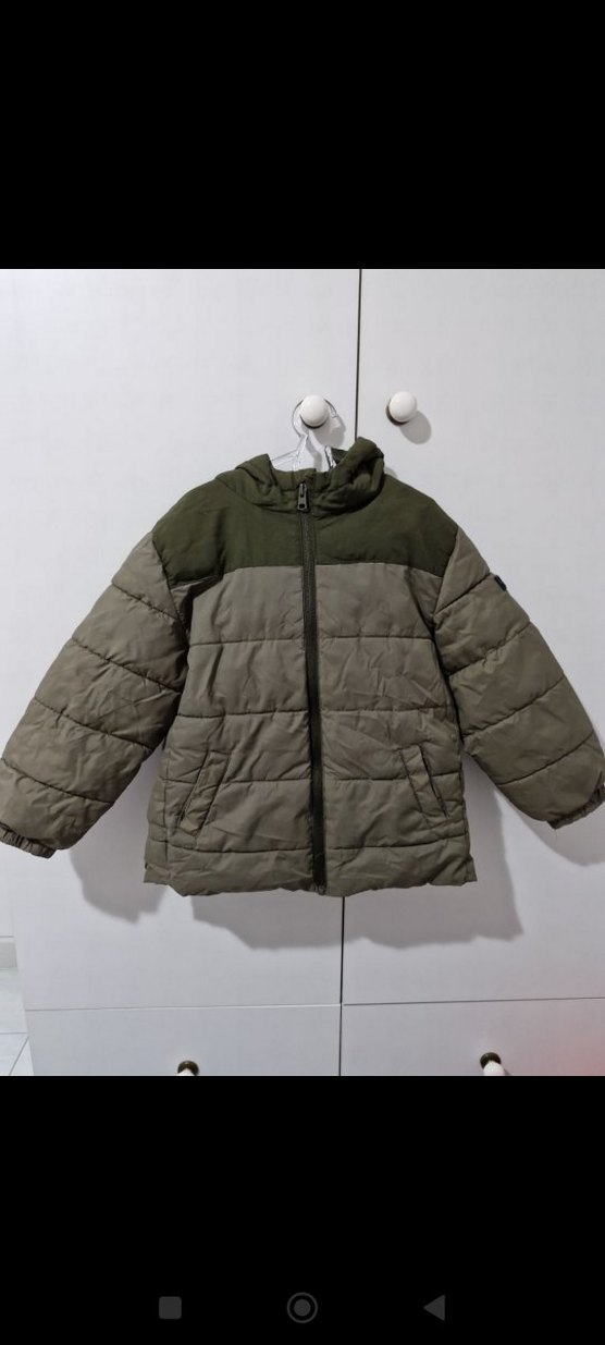 Gri Erkek Çocuk Kapitone Mont - Görsel 2