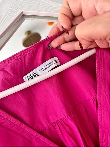 xl Beden Zara Poplin Elbise