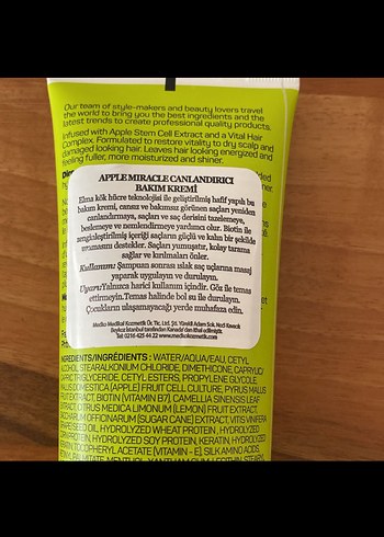 Marc Anthony Apple Miracle Saç Kremi 250ml - Görsel 2