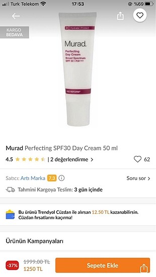  Beden Murad perfecting day cream