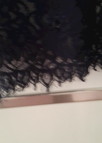 Lacivert Dantel, Askılı, Gevşek Kesim Bluz - Görsel 4