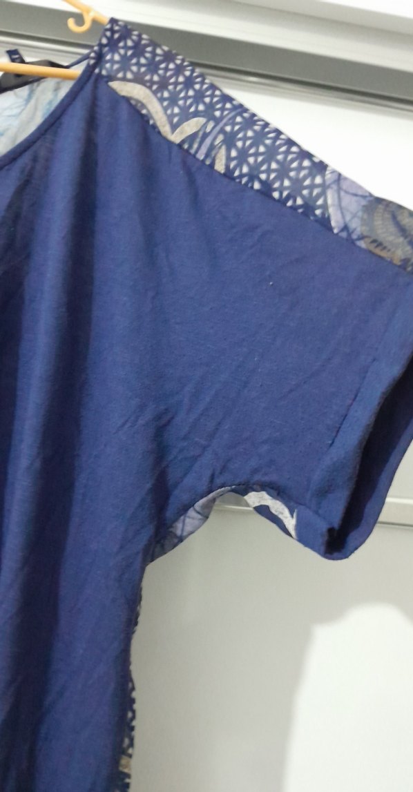 Uzun Kesim Bohem V Yaka Kadın Bluz - Görsel 2