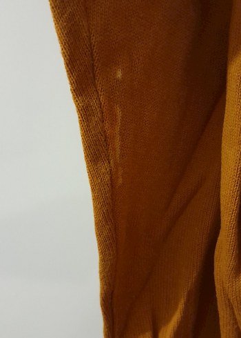 Sarı V Yakalı Erkek Triko Kazak - Görsel 4