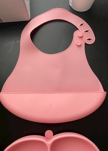 Ayarlanabilir silikon Bebek mama Önlüğü - Görsel 2