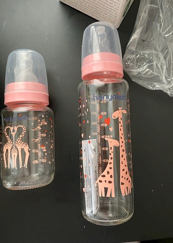 Pembe Bebek Biberon Seti - Görsel 2