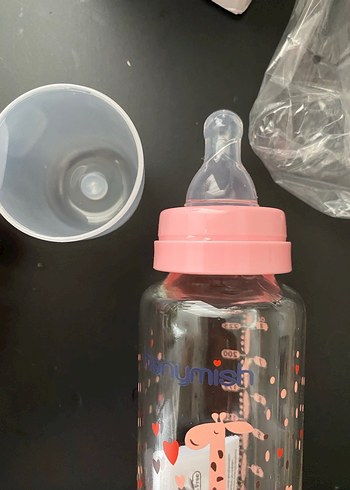 Pembe Bebek Biberon Seti - Görsel 3