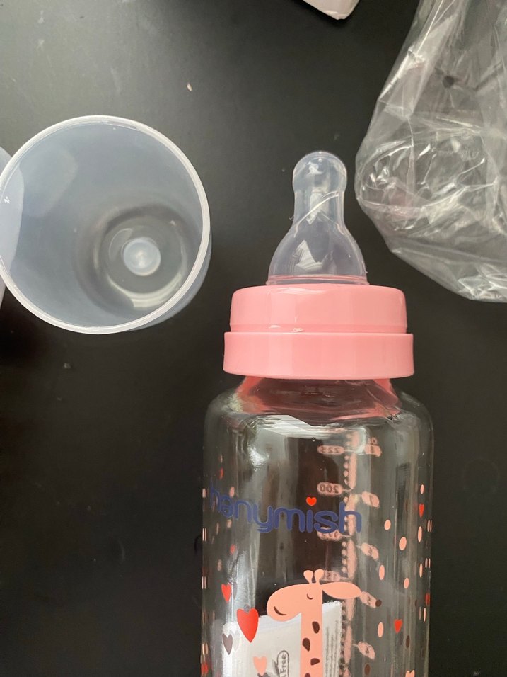 Pembe Bebek Biberon Seti - Görsel 3