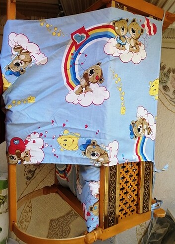 Diğer Ahşap sallanan bebek beşiği 