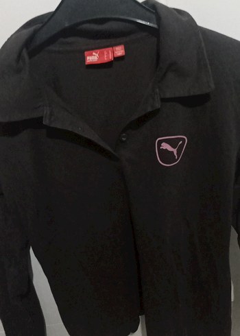 Puma Siyah Polo Tisort