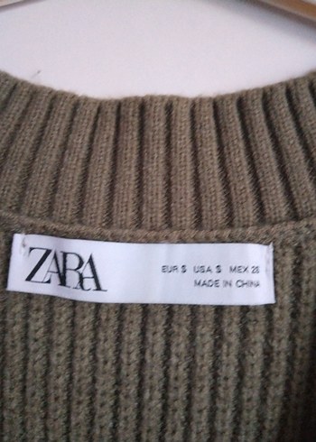 orjinal zara marka triko jile elbise S M beden - Görsel 6