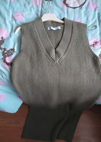 orjinal zara marka triko jile elbise S M beden - Görsel 10