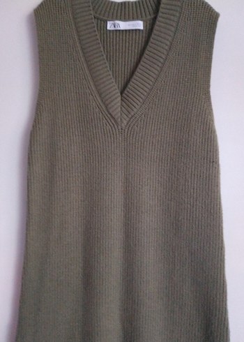 orjinal zara marka triko jile elbise S M beden - Görsel 4