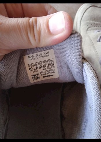 orijinal reebak 39 numara spor ayakkabı - Görsel 7