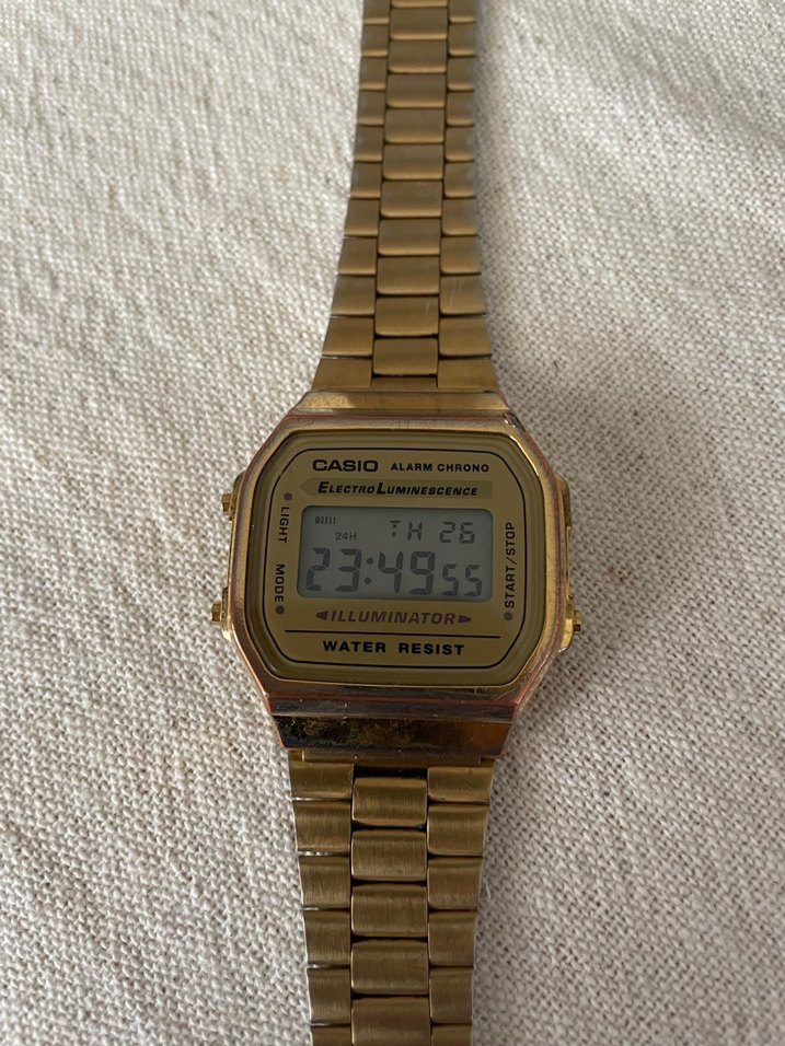 Altın Renk Vintage Kadın Kol Saati - Görsel 3