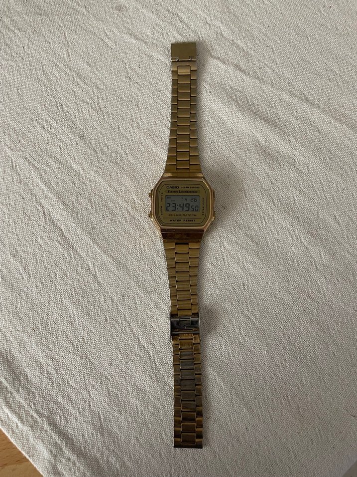 Altın Renk Vintage Kadın Kol Saati - Görsel 2