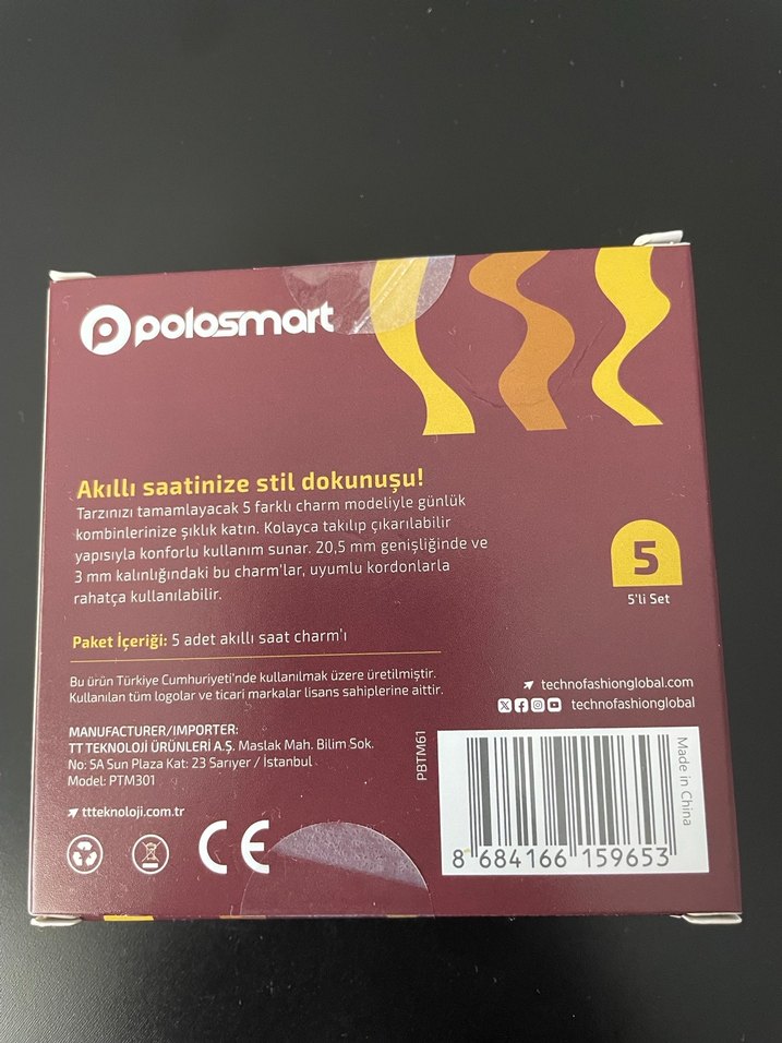 Altın Renkli Akıllı Saat Charm Seti - Görsel 2