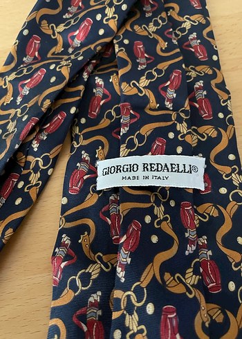 Yüzde yüz ipek Made in Italy, Giorgio Redaelli marka kravat - Görsel 3