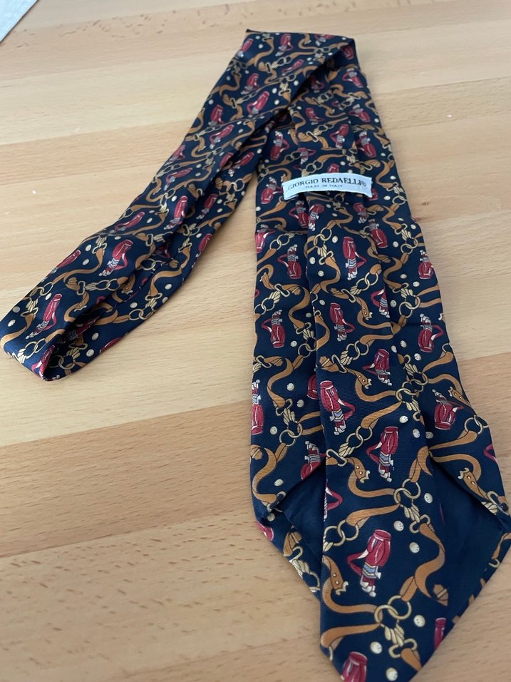 Yüzde yüz ipek Made in Italy, Giorgio Redaelli marka kravat - Görsel 2