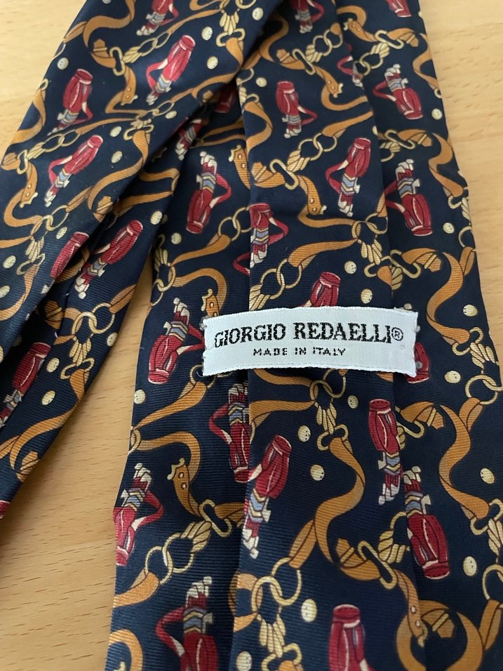 Yüzde yüz ipek Made in Italy, Giorgio Redaelli marka kravat - Görsel 3