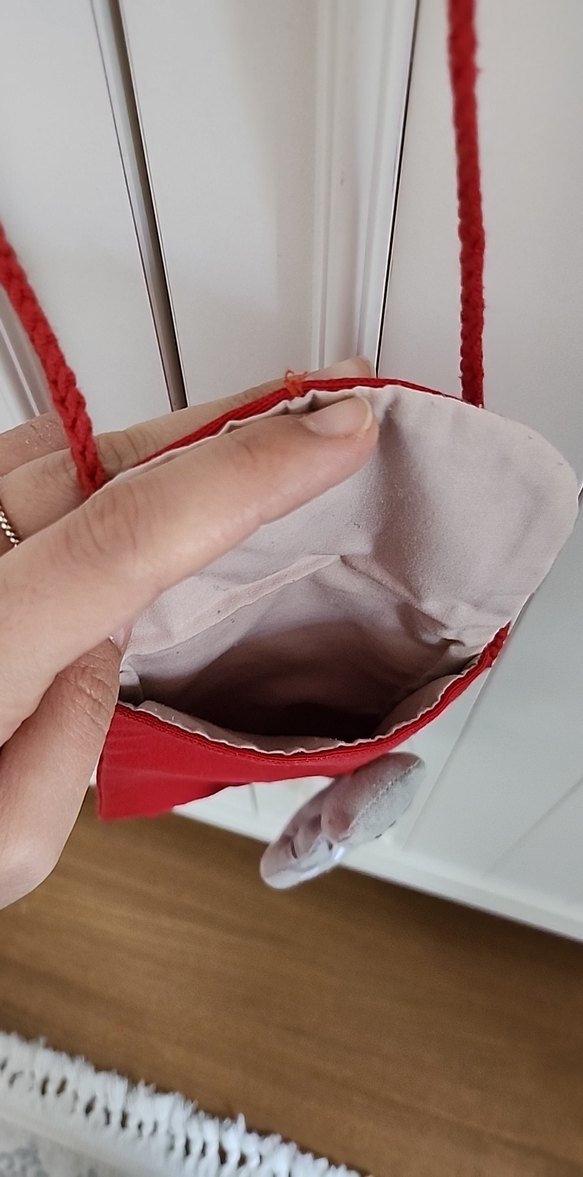 Gri Kedi Figürlü telefon Çantası - Görsel 3