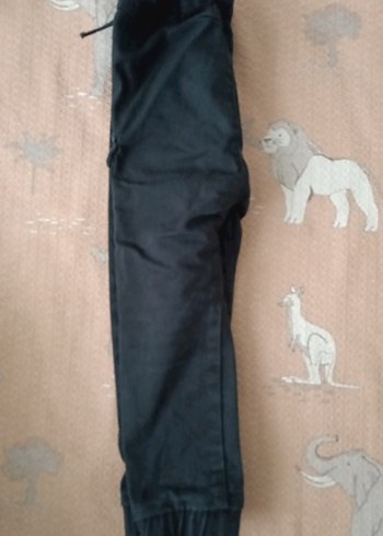 LC Waikiki Erkek Çocuk Siyah Kargo Pantolon
