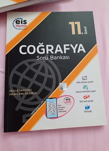 11. Sınıf Coğrafya test kitabı