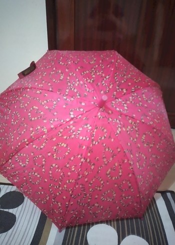 Pembe Çiçekli Çocuk Şemsiye - Görsel 7